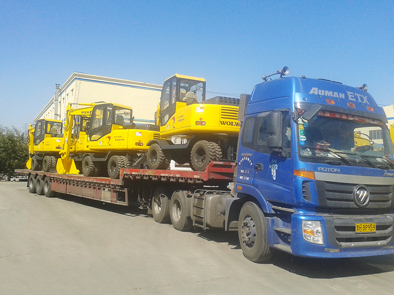 6臺(tái)沃爾華系列挖掘機(jī)出口菲律賓 6臺(tái)沃爾華系列挖掘機(jī)出口菲律賓