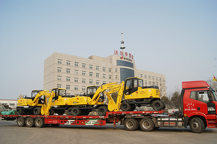 沃爾華集團(tuán)5臺挖掘機(jī)順利出口泰國 沃爾華集團(tuán)5臺挖掘機(jī)順利出口泰國